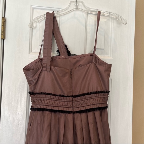 BCBG MAX AZRIA $458 MLBRYMIST Prom Party Gown 6 Long Dress Bubble Lace Event - Picture 6 of 15